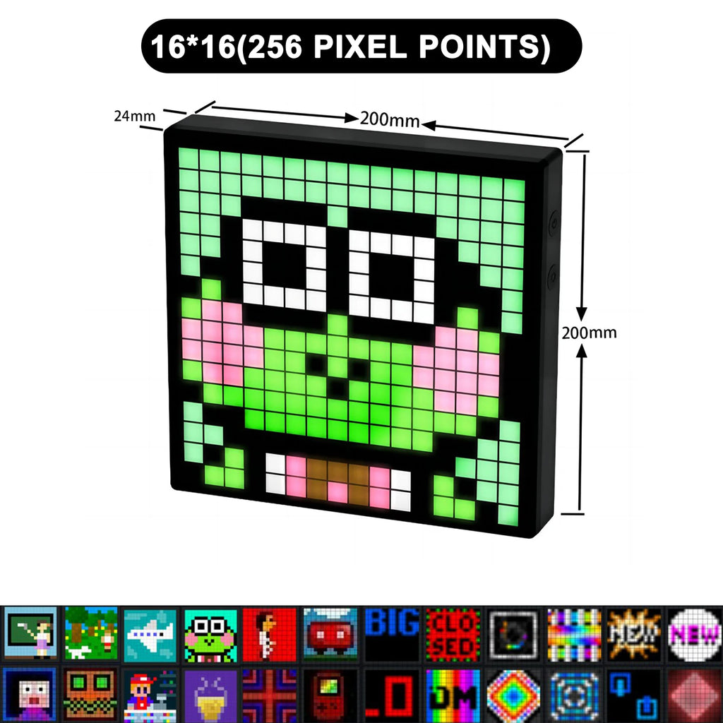Smart LED Matrix Pixel Display RGB DIY Graffiti Bluetooth App Control Art Display Für Gaming Zimmer Dekor Cool Animation Rahmen