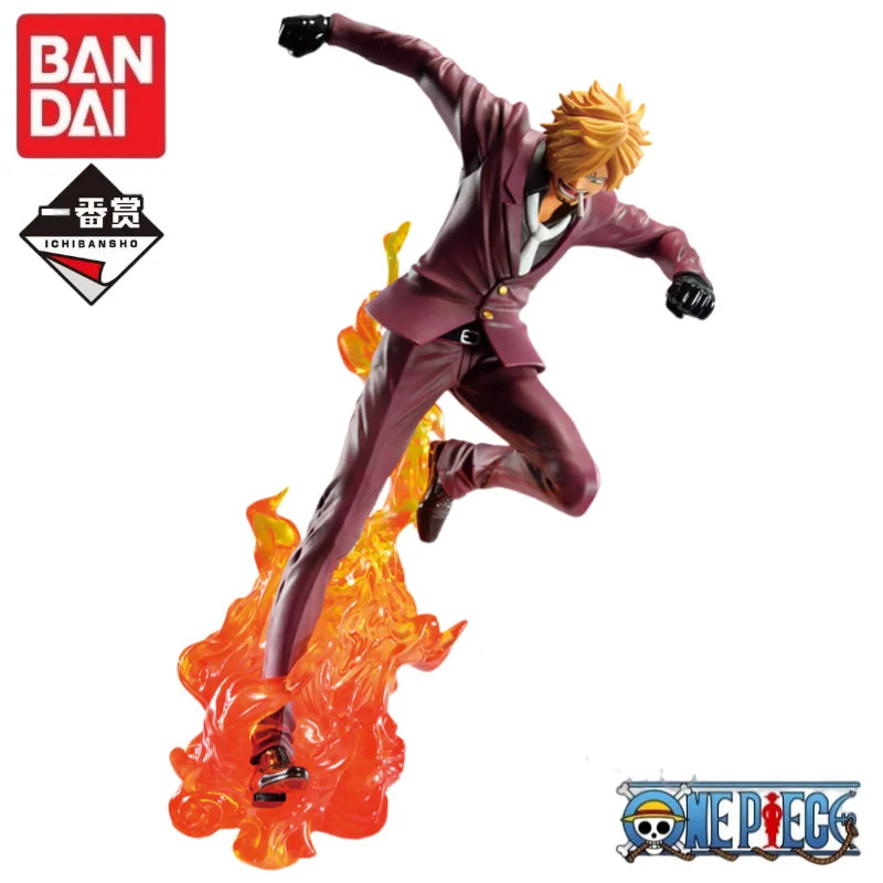 In Stock Original Bandai One Piece Ichiban Kuji TREASURE CRUISE Kaidou Yamato Luffy Roronoa Zoro Sanji Anime Figures Toys Gift