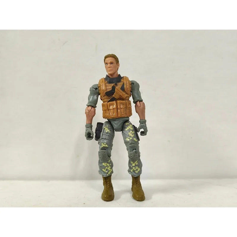 3.75" Gi Joe the trickshot logan chance w/5pcs Accessories Action Figure