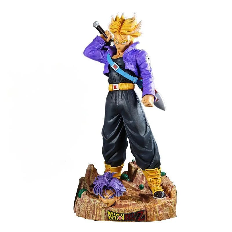 YUNQI CREATE Studio PVC GK Dragon Ball Z Son Goku Ultra Instinct Statue 50cm DBZ Anime Model Action Figure Collection Toy Figma