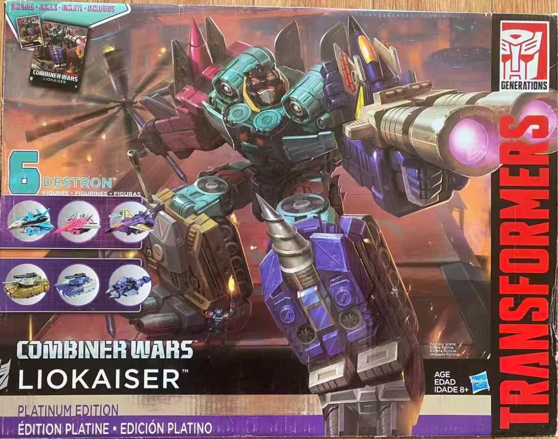 Original Hasbro GENERATIONS Transformers Toy COMBINER WARS LIOKAISER Anime Figure Collection Model Toy