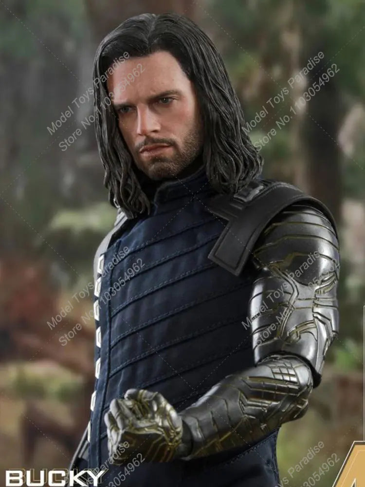 HOTTOYS HT MMS509 1/6 Collectible Winter Soldier 3.0 Avengers：Infinity War Antihero Full Set 12inch Action Figure Model Gifts