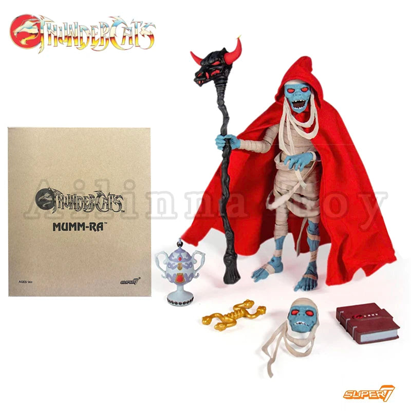 Super7 Thundercats 7inches Ultimates Action Figure Wave 1 Lion-O Mumm-Ra Anime Collection Movie Model For Gift Free Shipping