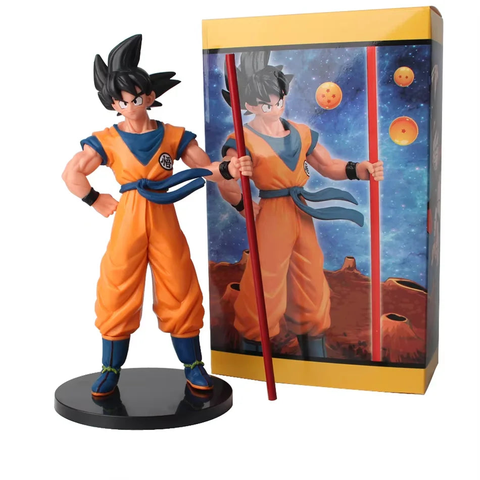 18 см Son Goku Super Saiyan Фигура Аниме Dragon Ball Goku DBZ Екшън Фигура Играчки Модел Подаръци Колекционерски Фигурки за Деца