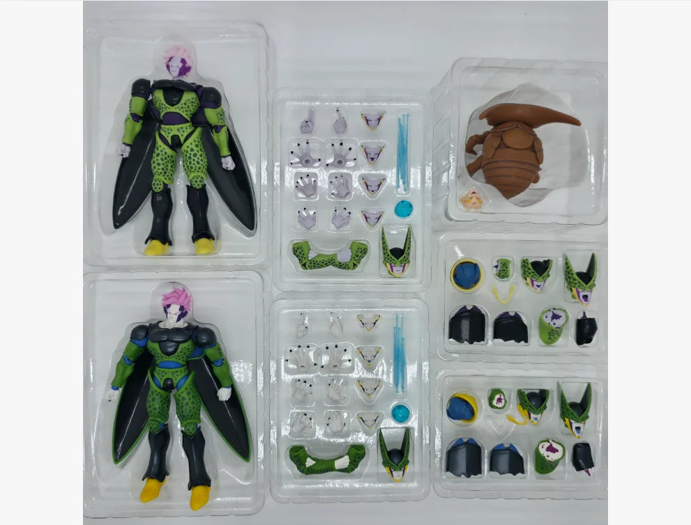 KW Studio Cell Figure Dragon Ball Cell Masked Perfext Monster Kw006adx Kw006bdx Perfect Cell Anime Action Figures Gifts Toys