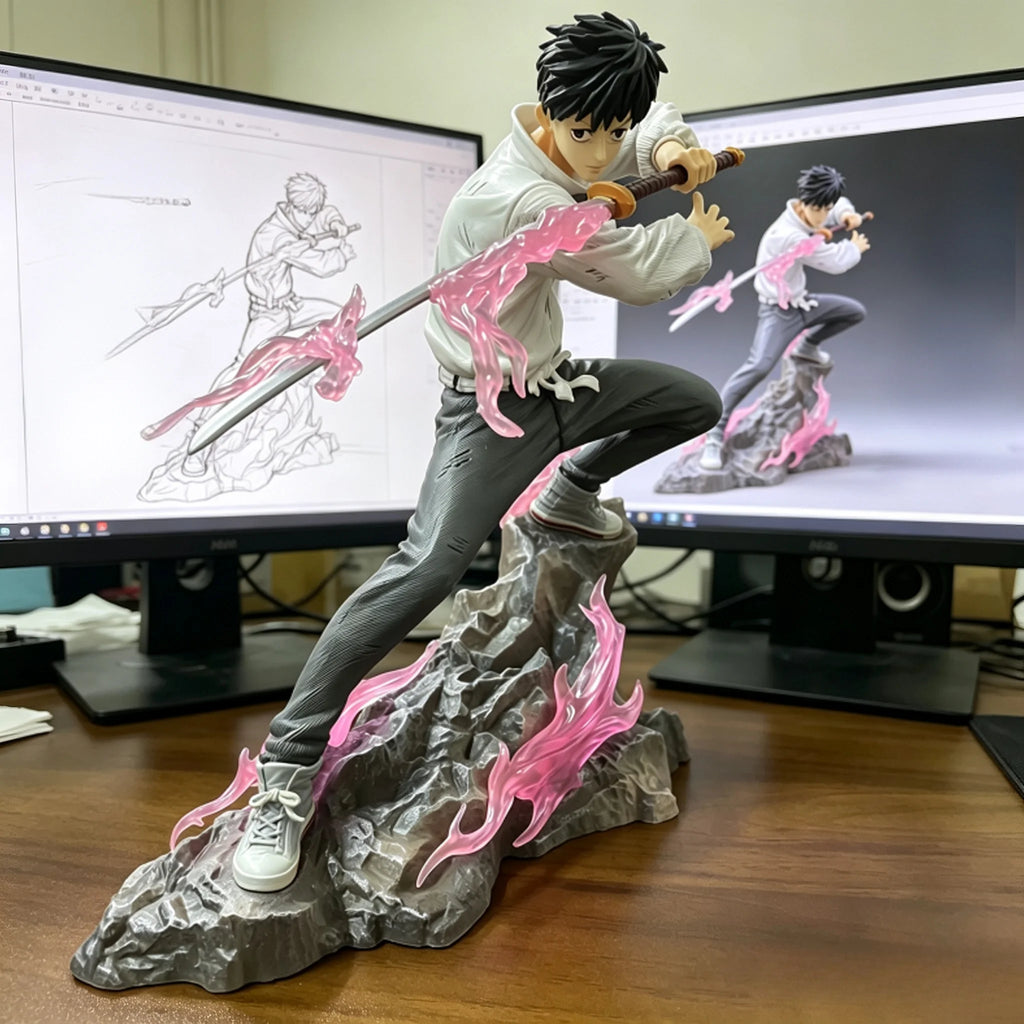 21cm/8.27in Anime Jujutsu Kaisen Figure Okkotsu Yuta Action Figures PVC Statue Collection Desktop Ornament Model Toys Gifts