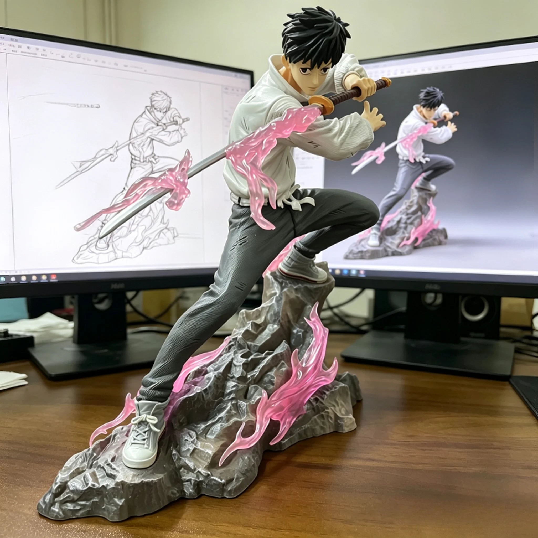 21cm/8.27in Anime Jujutsu Kaisen Figure Okkotsu Yuta Action Figures PVC Statue Collection Desktop Ornament Model Toys Gifts