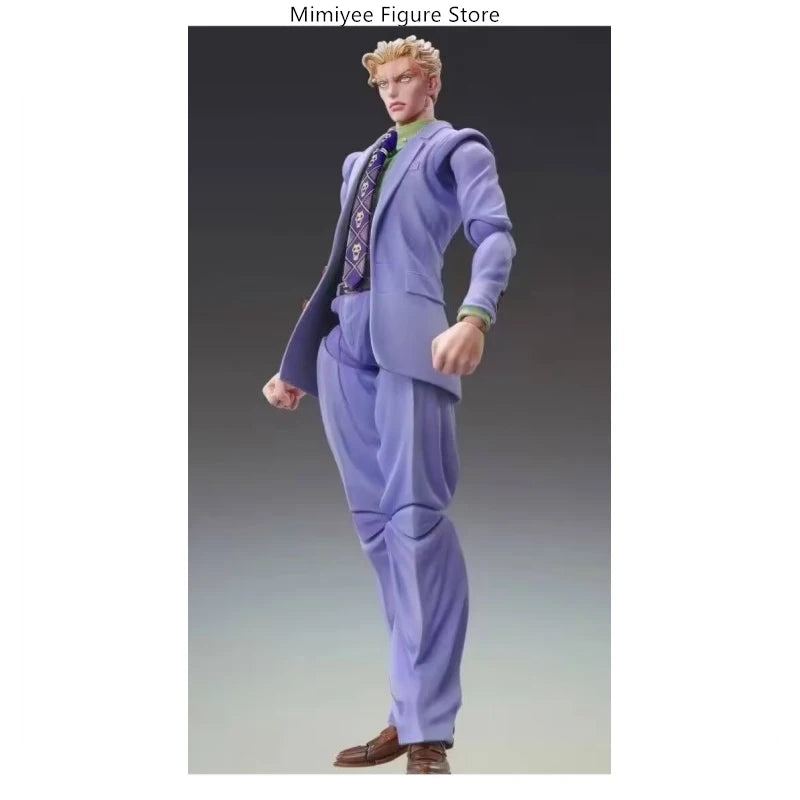Super Action Statue JOJO's Bizarre Adventure: Diamond is Unbreakable Kira Yoshikage Figure Purple Color Ver. Articulated Model