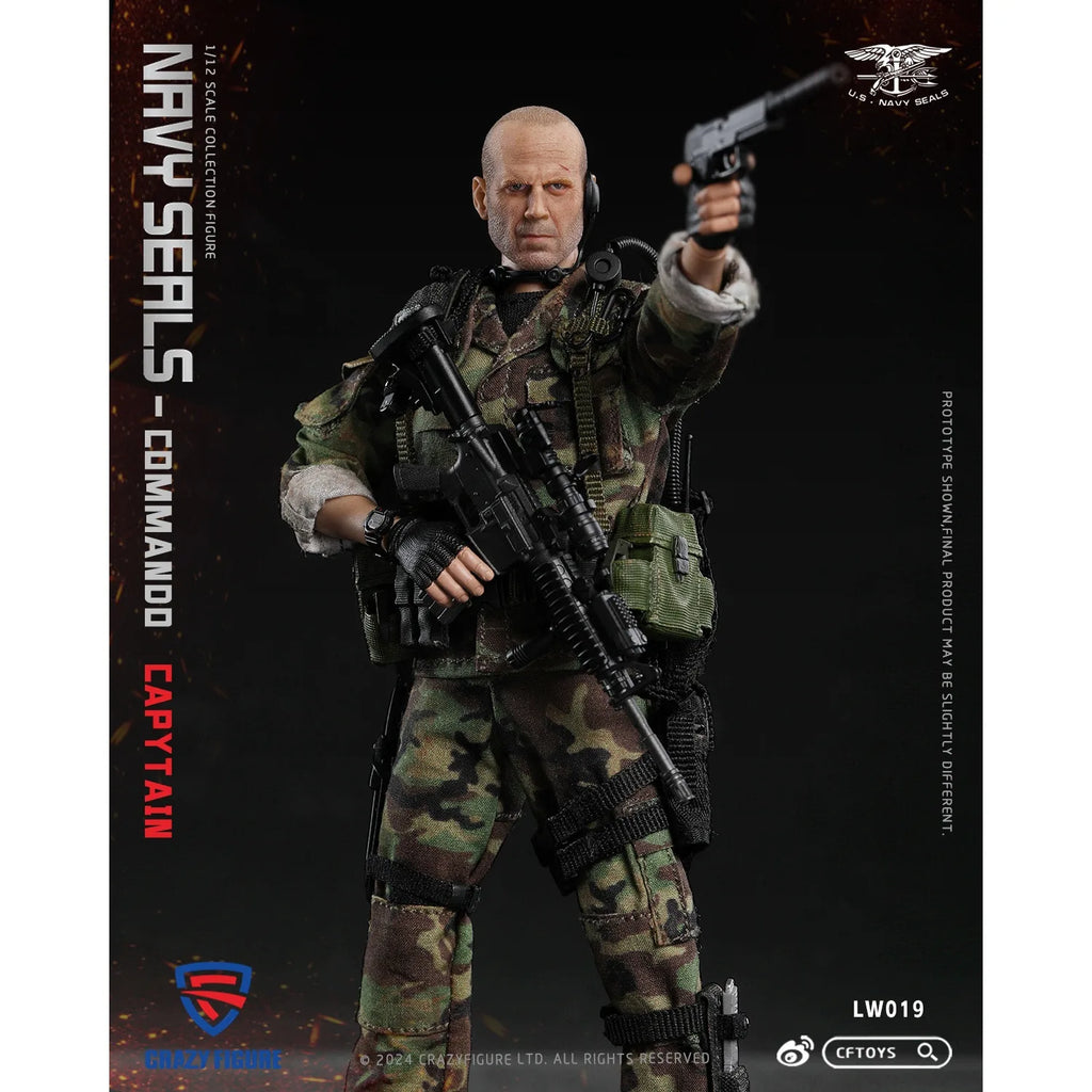 Original CFTOYS Special Assault Team-Top Soldier Action Figure 1/12 Lw020 Lw019 6inch Men Soldier Model Pvc Statue Toy Gifts
