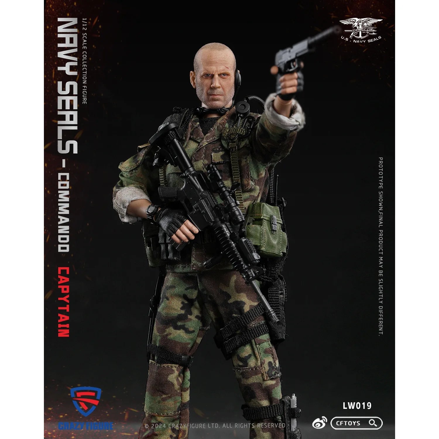Original CFTOYS Special Assault Team-Top Soldier Action Figure 1/12 Lw020 Lw019 6inch Men Soldier Model Pvc Statue Toy Gifts