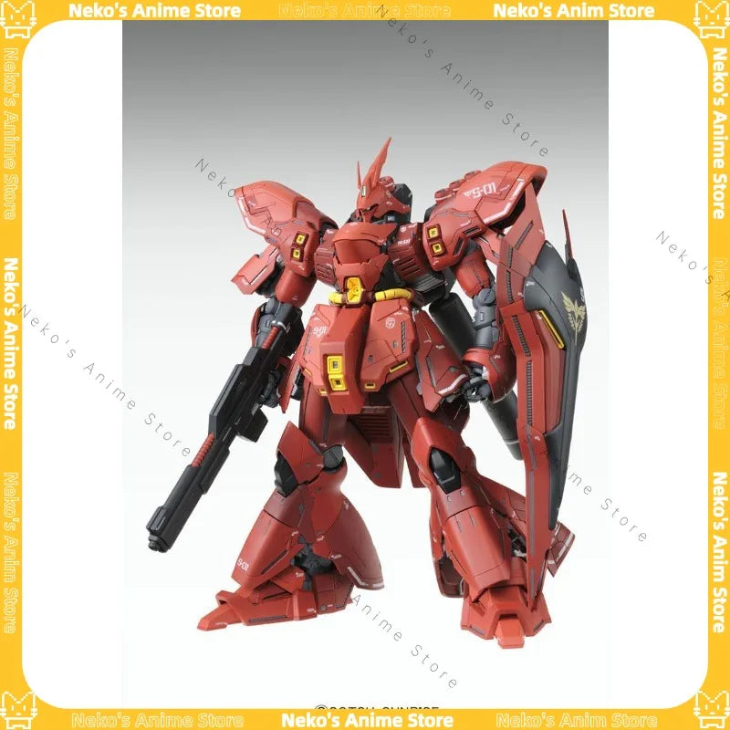【In Stock】BANDAI MG 1/100 Sazabi Gundam Char's Ver.Ka Model Kit Action Figure Anime Model Desktop Doll Collectibles Gift