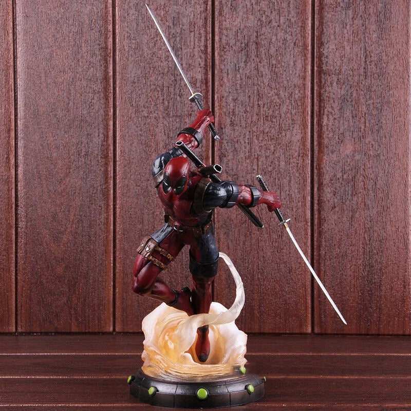 Hot Sale 35cm Deadpool Action Figure Anime Ml Legends X-Men Figuras Toy Manga Figurine Gk Statue Decoration Model Adult Kid Gift