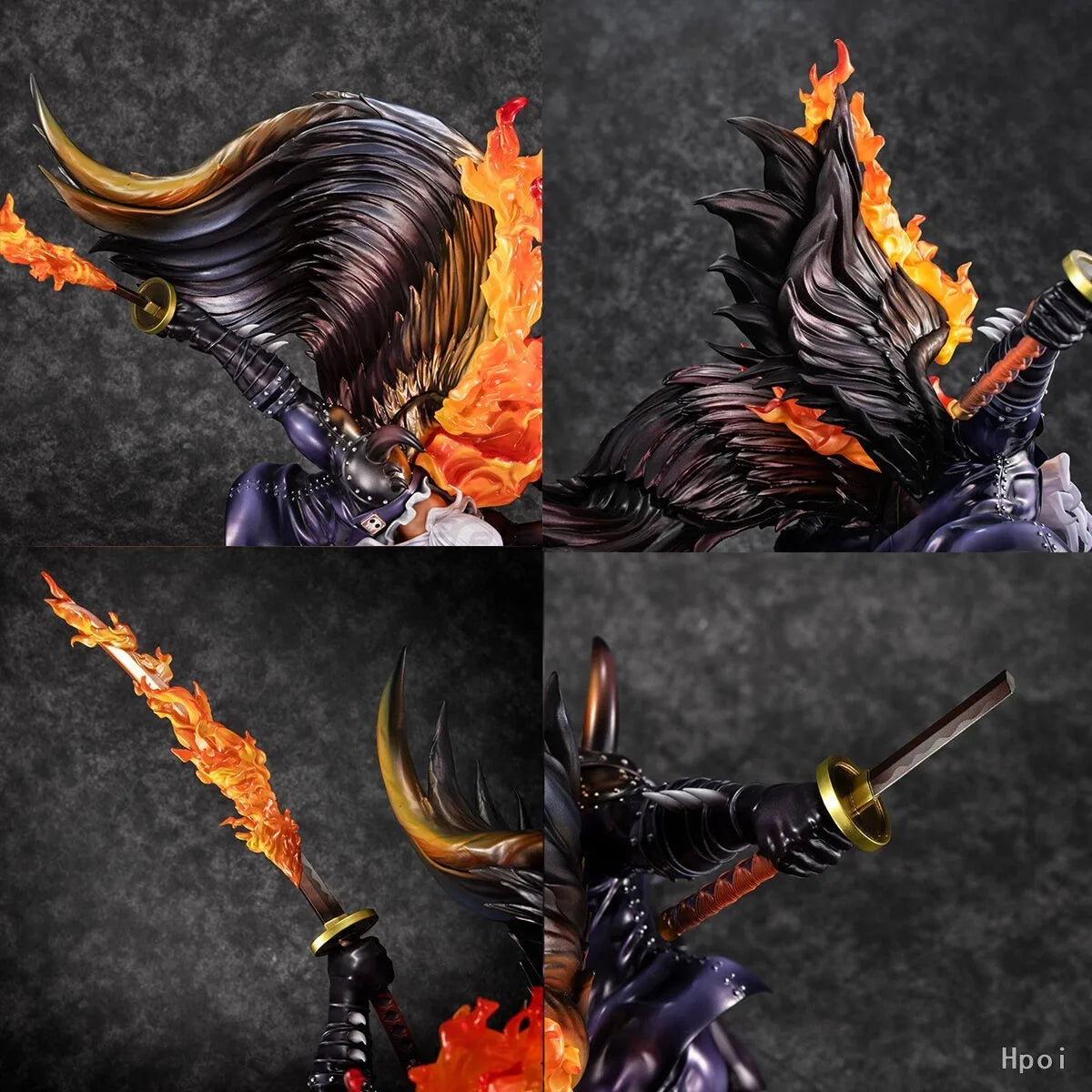 【MT】Original MegaHouse POP WA-MAXIMUM ONE PIECE Beast Pirates KING Figure Toys Collection Ornaments