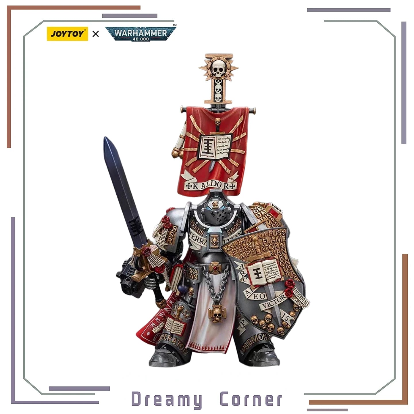 【In Stock】JOYTOY Warhammer 40K Grey Knights Kaldor Draigo 1/18 Action Figures Collection Models Toys