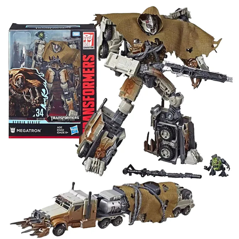 Hasbro Original Transformers Anime Figure Studio Series SS34 Tanker Megatron Action Figure Toys for Boys Girls Kids Gift