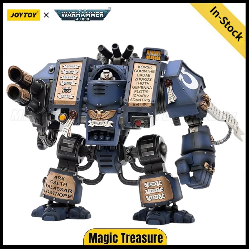 【In Stock】JOYTOY Warhammer 40K Ultramarines Venerable Dreadnought Model Toy 1/18 Action Figure