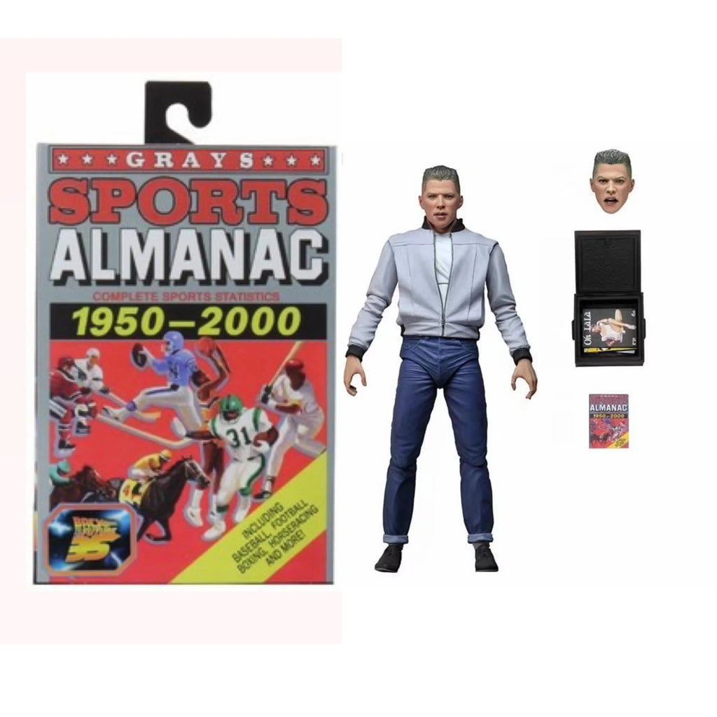 Genuine Neca Action Figure Time Travel Back To The Future Dr. Emmett Brown Figures Deluxe Edition Model Doll Christmas Gifts