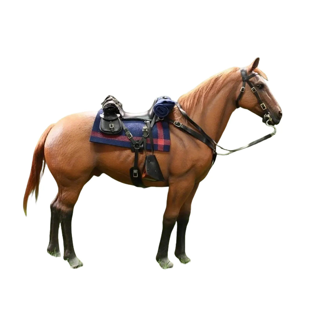 DID E60082 1/6 Scale Red War Horse Standing Figure Model Fit 12 Inch 1:6 Soldier Action Figure Collectible Decoration for Hobby