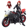 Marvel Legends Ghost Rider & Black Widow 6" Action Figure With Motorcycle Ultimate Flame Cycle Doll Collectible Toys Doll Model