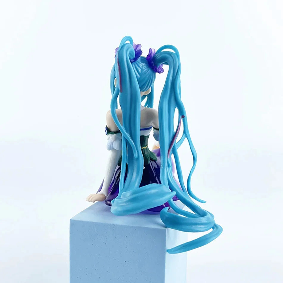 Hatsune Miku Morning Glory Fairy Anime Figure - PVC Action Model Ornament Noodle Stopper Collectible Toy Gift