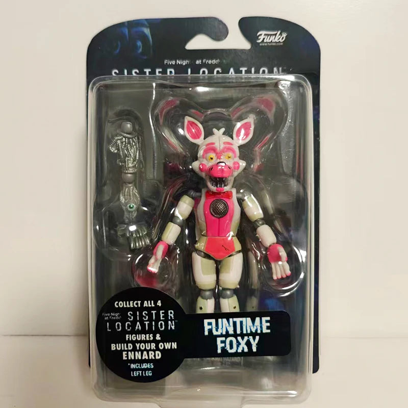 FNAF Sister Location Figures 5 Inch Action Figure Funtime Freddy Foxy Ballora New Arrivals Collectible Toys for Fans