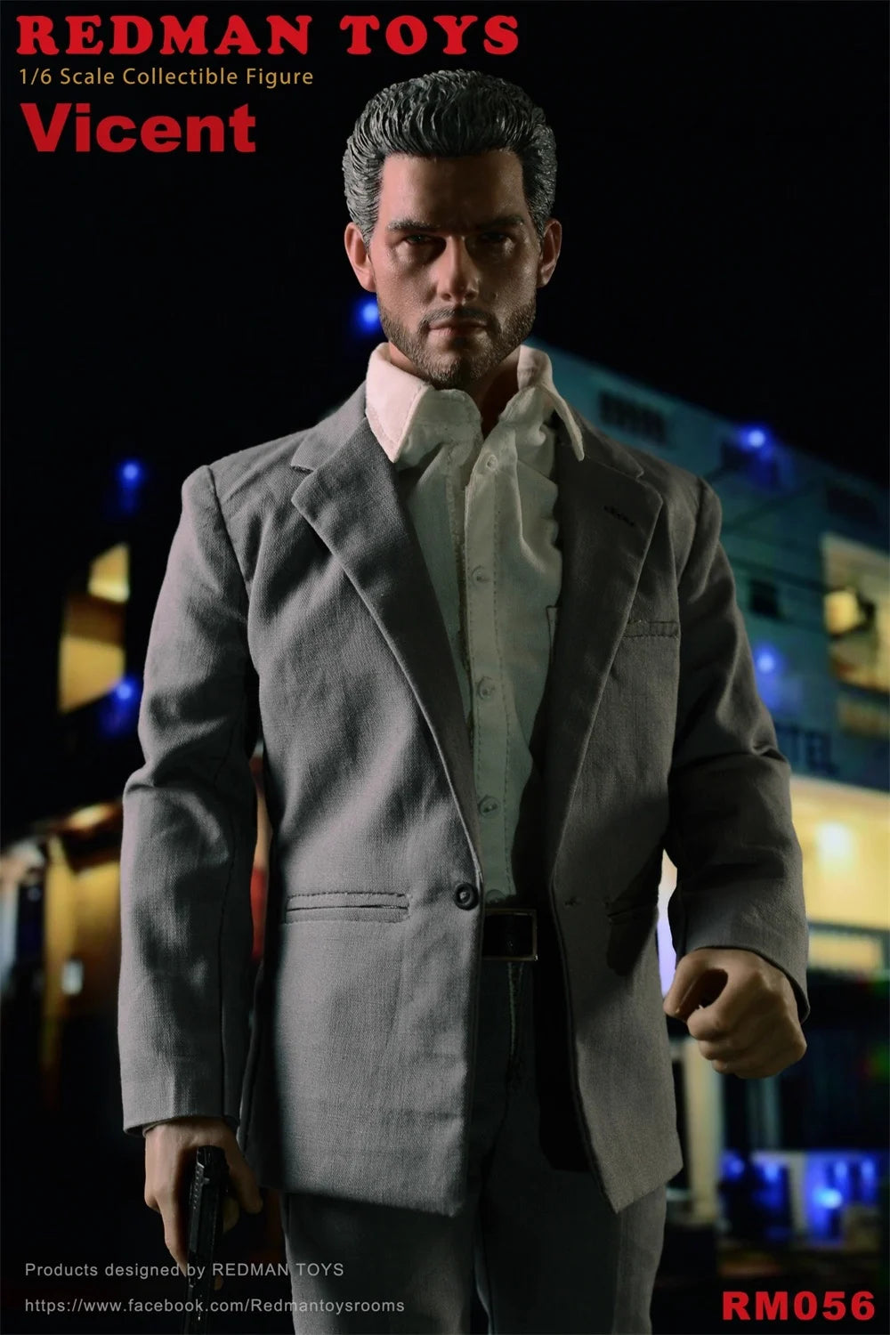 1/6th REDMAN TOYS RM056  Man Tom Cruise Killer Full Set Moveable Action Figure About 12" Doll Gift For Fans Collect