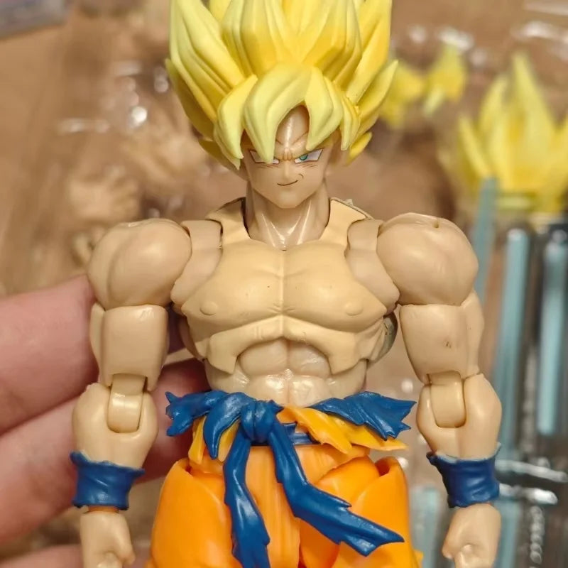 In Stock Anime Shf Dragon Ball Z Son Goku Legendary Action Figure Pvc Movable Collection Anime Super Kakarotto Models Toy Gifts