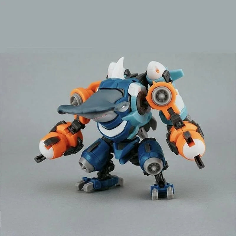 NEW KEMO FIFTYSEVEN Manhunter GROUND ARMOR NO.57 1:24 3-Pack Turtle Armord Puppet Squad Anime Action Figure Set SHARK Toy Gift