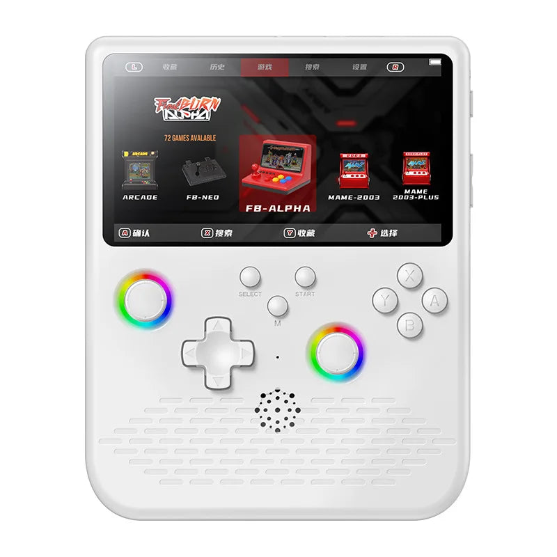 Retro Handheld Games Console Portable Retro Gaming Console Linux System 5.0-inch IPS Screen HD Output 64GB 20000+ Retro Games