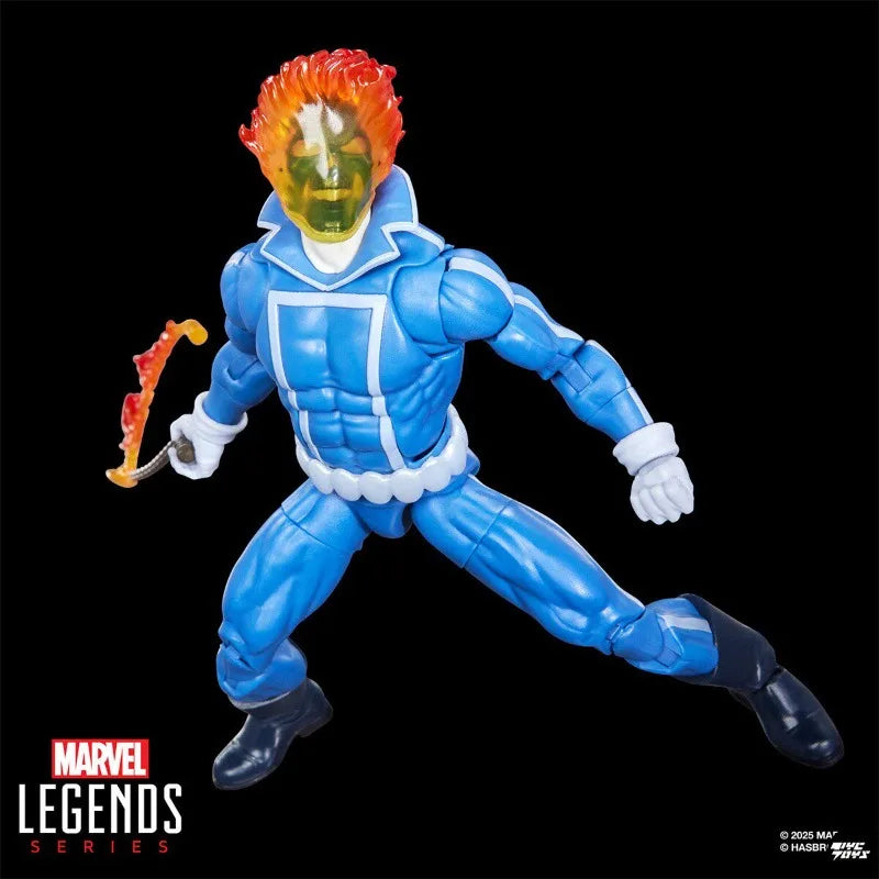 Genuine Hasbro Marvel Legends Ghost Rider Johnny Blaze with Motorcycle 1/12 Scale Collectible Action Figure Toys Model Ornaments