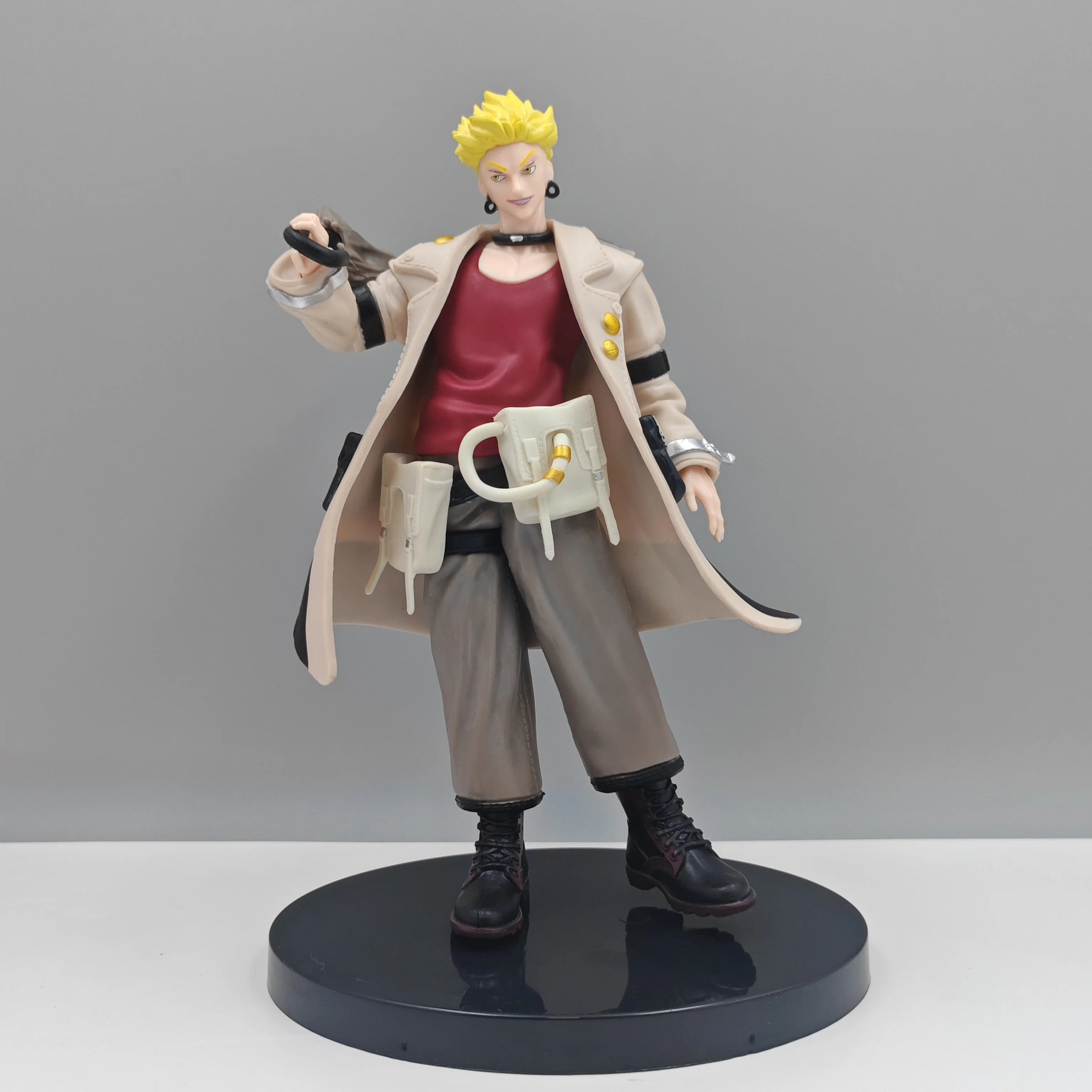 22cm Anime Figure GACHI AKUTA Riyo Rudo Enji Zaka ACTAR Action Figures Character Collection Model Ornaments Toys Christmas Gifts