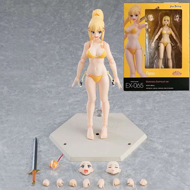 KonoSuba God's Blessing on this Wonderful World! Aqua Anime Girl Figure Megumin/Yunyun/Darkness Action Figure Model Doll Toys