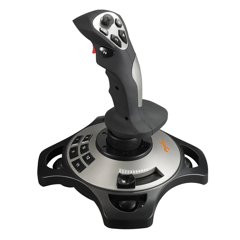 PXN-2113 Pro Joystick Flight Simulator Gamepad Controller Pc Flight Simulator Cockpit Stick for PC/Desktop Laptop  NO Vibration Function