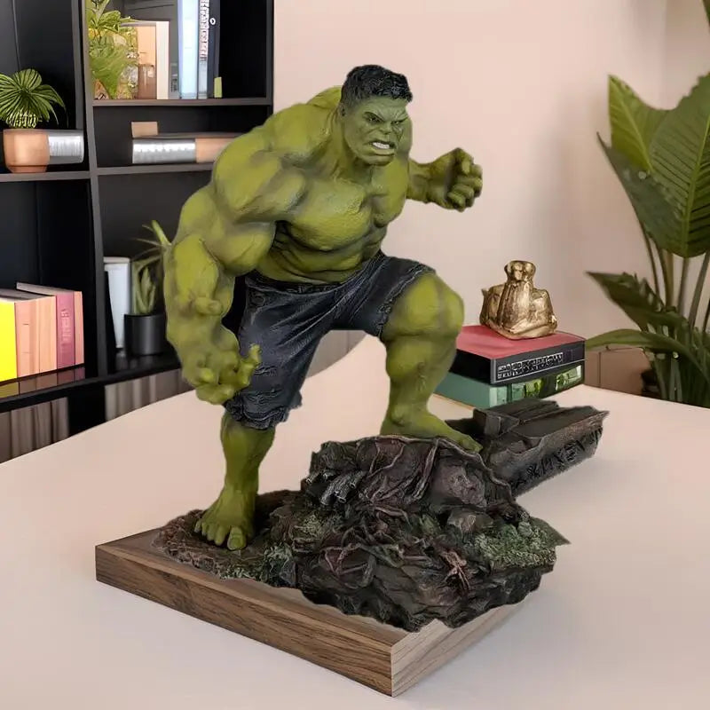 50cm Marvel Comics Figure Robert Bruce Banner Hulk Large Resin Anime Collection Model Desktop Ornament Decorations Children Toys