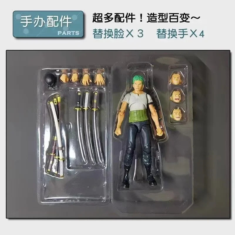 Anime One Piece BJD Roronoa Zoro Gelenke Bewegliche PVC Action Figure Sammlung Modell Spielzeug