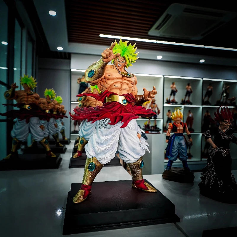 In Stock 50cm CK&JT Statue Broly Figurine  Dragon Ball Anime Figures Super Saiyan Broli Figures Collection PVC Model Gifts