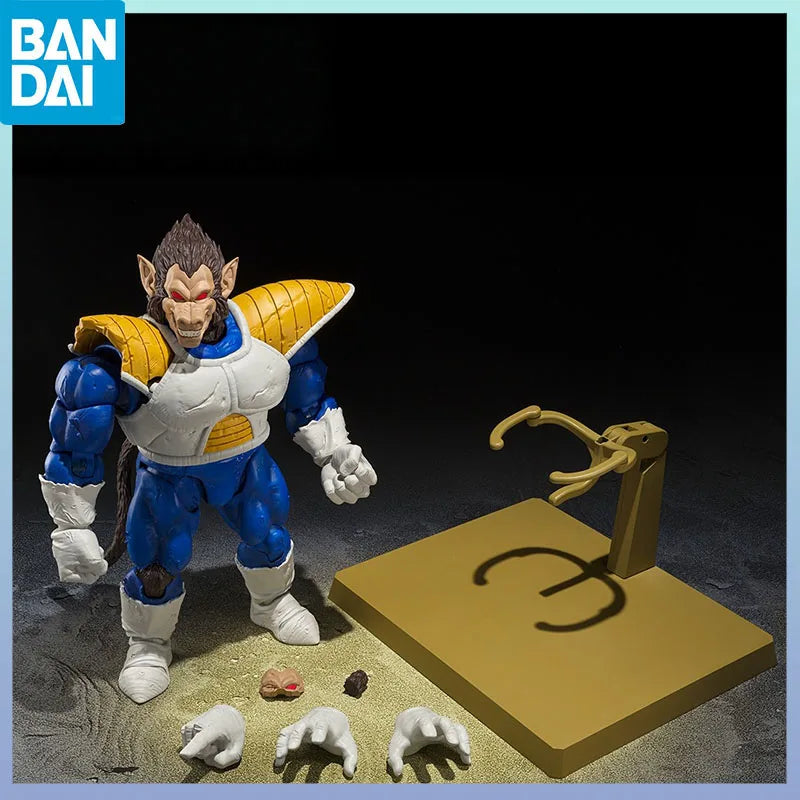 BANDAI In Stock S.H.Figuarts Dragon Ball Z Great Ape Vegeta SDCC-2025 Limited Edition Flocked Fur Texture Collectible Model New