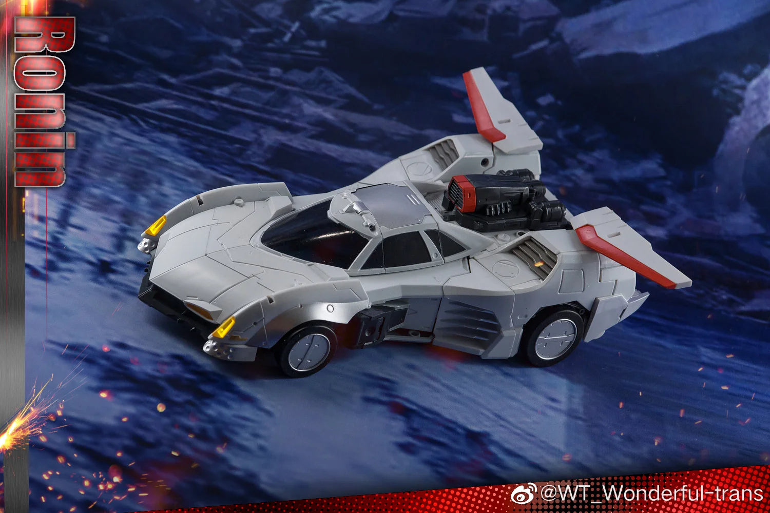 NEW Transformation Wonderful Trans WT01 WT-01 RONIN White Drift Robot Masterpiece Action Figure Toys With Box