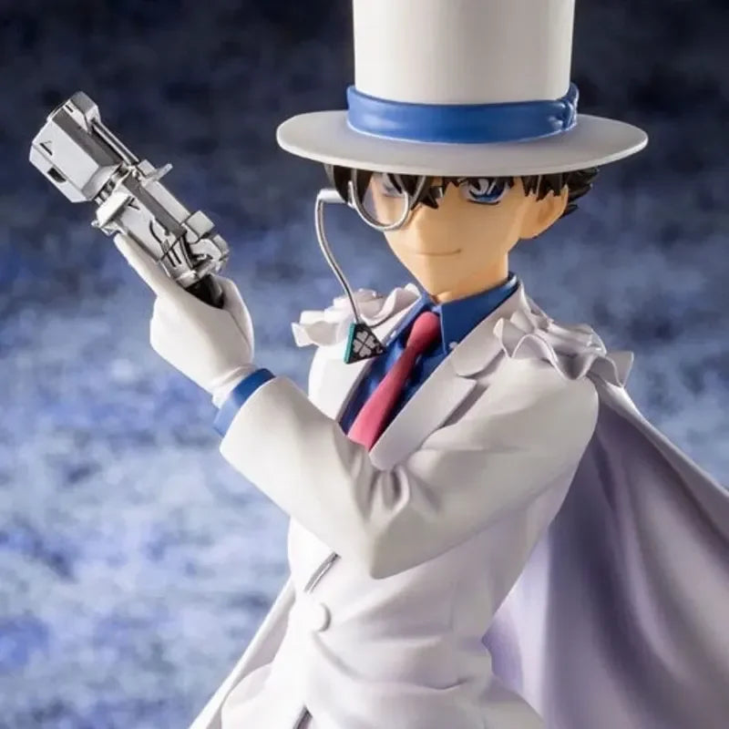25cm Comic Series Kaito Kid Kuroba Kaito Figure Desktop Computer Case Decoration KO Model Doll Boys Trendy Toy Gifts Collectible