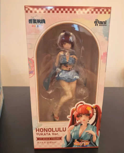 New Genuine In Stock Da Manjiang 1/7 Blue Route Micro Speed Forward Honolulu Yukata Ver. Handmade Amine Figures
