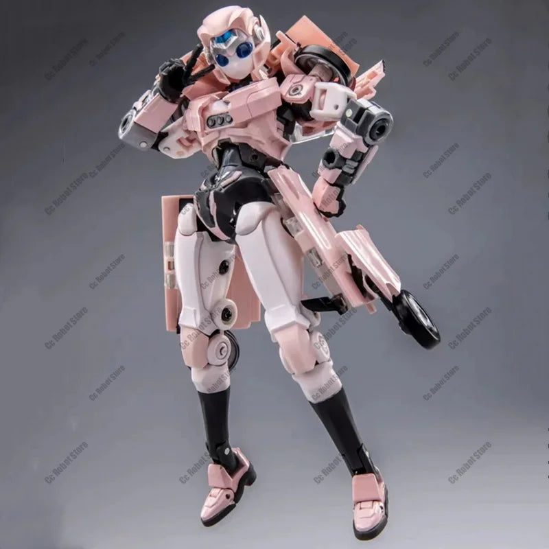 Car robot action figure, comes with box toy, Scifgure Industry latest transformation, MINI EV Nebula gift collectible