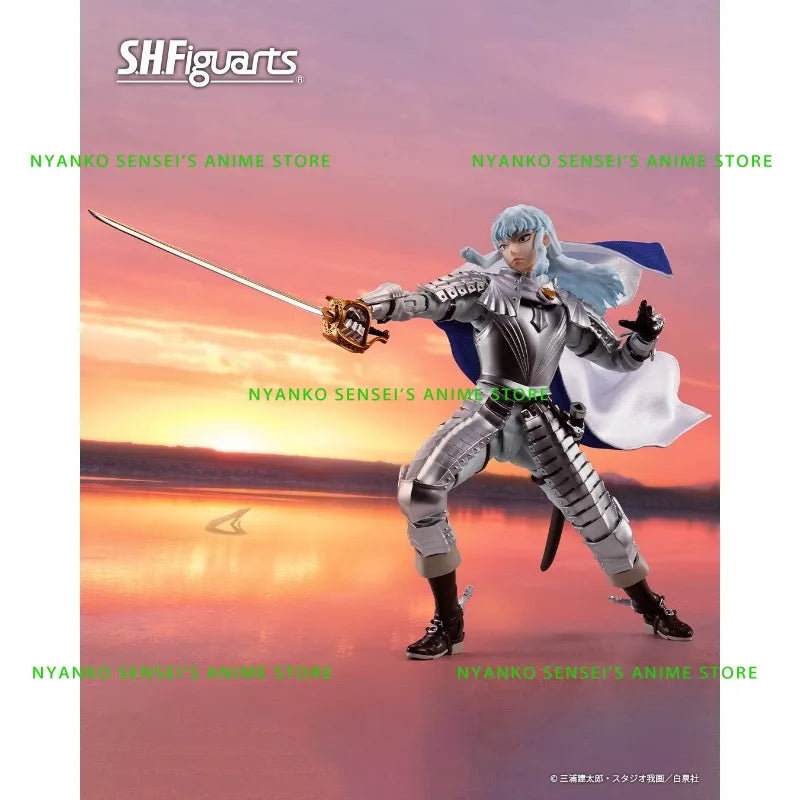 Bandai Berserk S.H.Figuarts Griffith The Band of The Hawk 15.5cm SHF Action Figure Anime Model Trendy Toys Desktop Collectibles