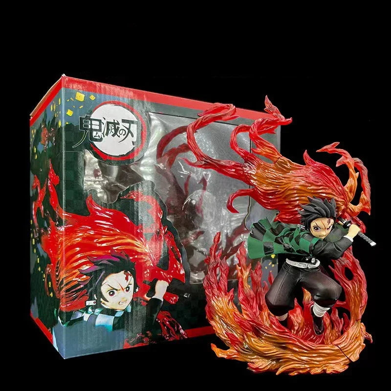 Anime Kimetsu No Yaiba Anime Figur Figuarts Null Tanjiro Kamado Hinokami Kagura Action Figur Dämon Slayer Figur Modell Geschenke
