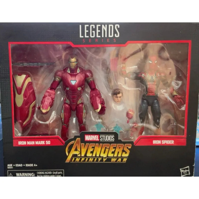 New Original Hasbro Marvel Legends Series IRON MAN MARK 50/IRON SPIDER Action Figure Model Toys Gift
