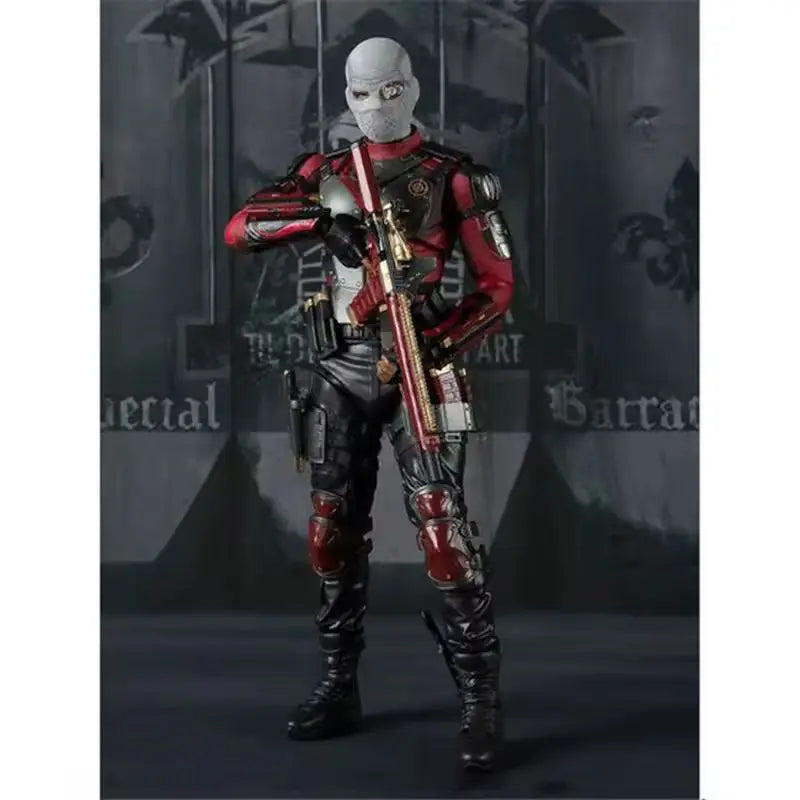 15cm XTask Force SHF Suicide Squad Death Shooter Will Doll Model Hand-Made Creative Cartoon Characters Desktop Ornaments Toy Gif