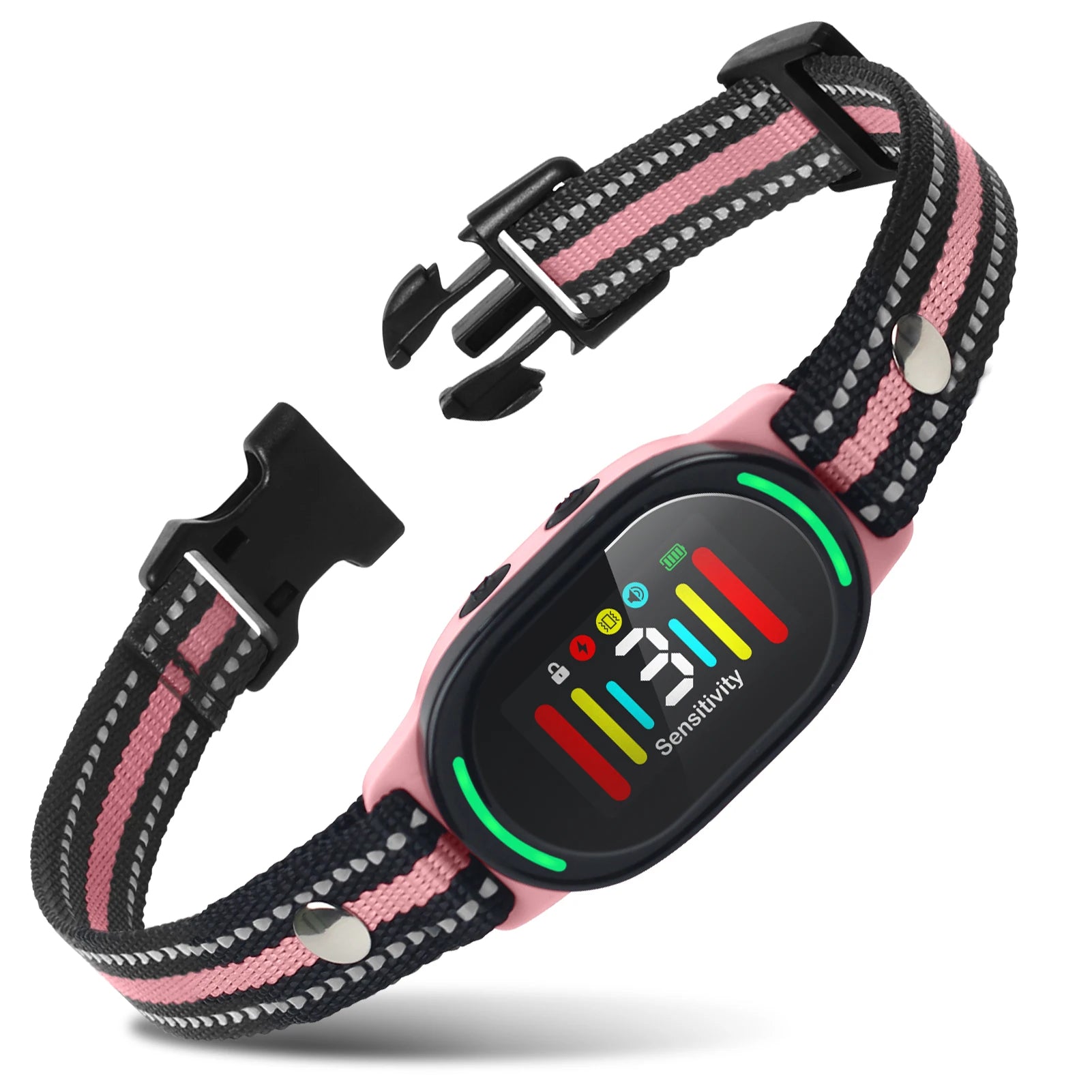 Smart Automatic Anti Barking Dog Collar Type-C Rechargeable Shock Vibration Stop Bark Collar Dog Training Collar All Size Dogs