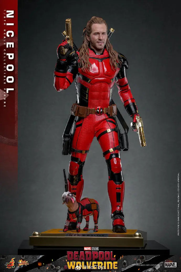 In Stock HOTTOYS HT 1/6 MMS788 Deadpool and Wolverine Ryan Reynolds Good Deadpool Full Set 12in Male Soldier Action Figure Model