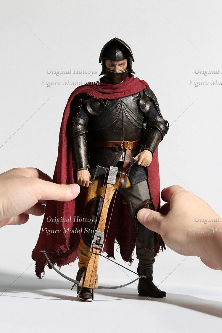 POP COSTUME EE01 1/6 Male Soldier Europa Universalis French Mercenary Genoa Crossbowman Captain Full Set 12'' Action Figure Doll