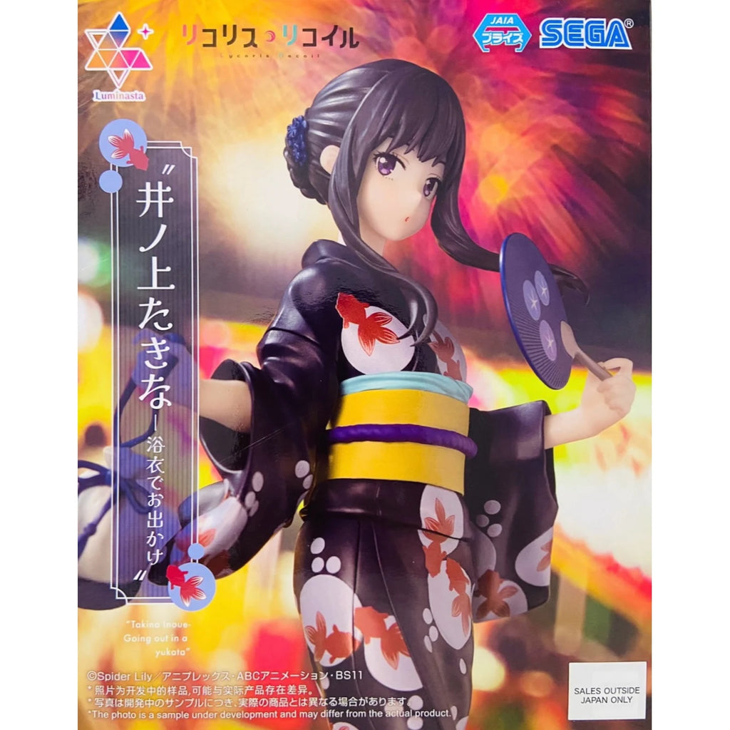 100% Original in Stock SEGA Lycoris Recoil Luminasta Nishikigi Chisato Inoue Takina Anime Figure Action Figure Model Decoration