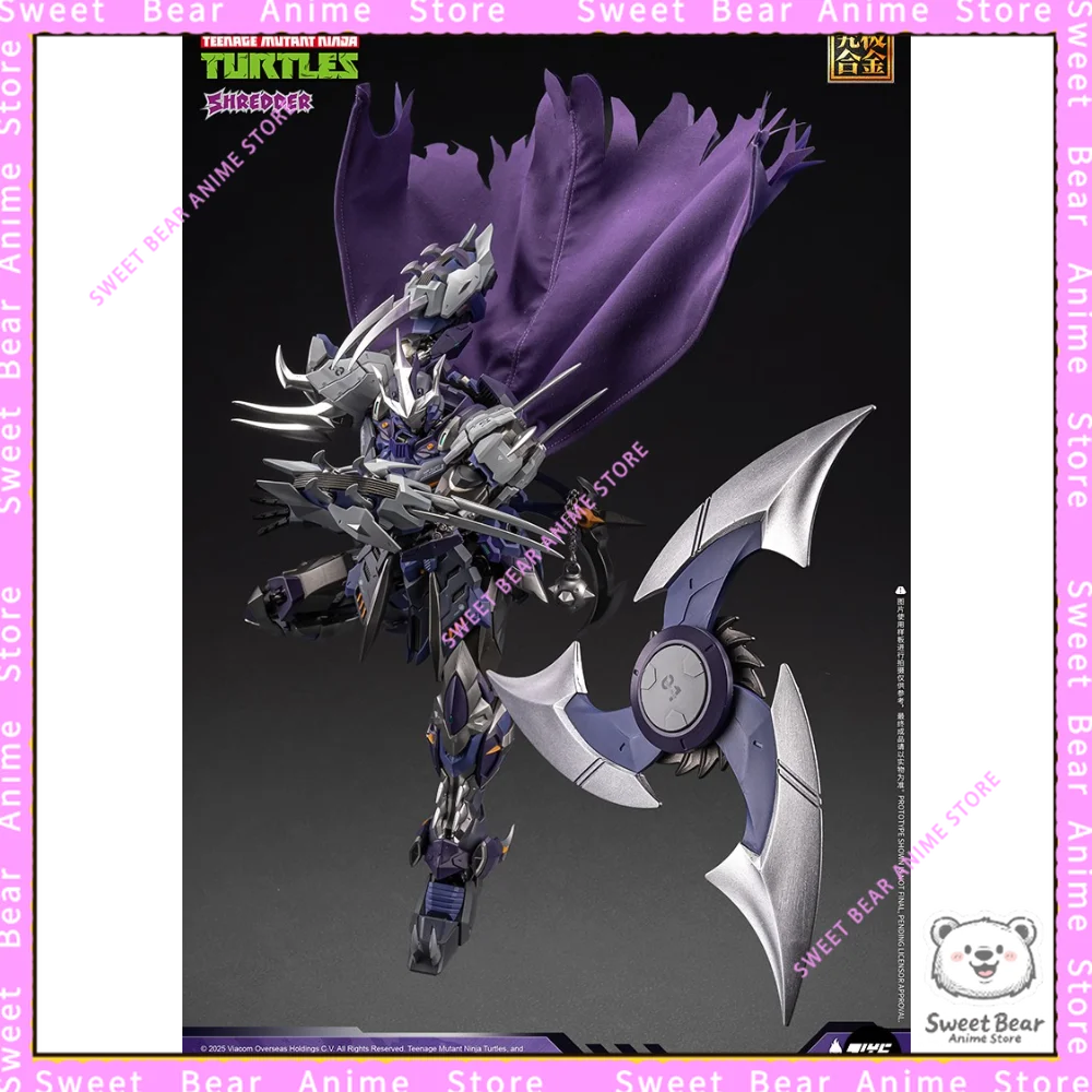 HEATBOYS Teenage Mutant Ninja Turtles Shredder Chinese Mecha Model Kit Action Figure Model Trendy Toys Desktop Doll